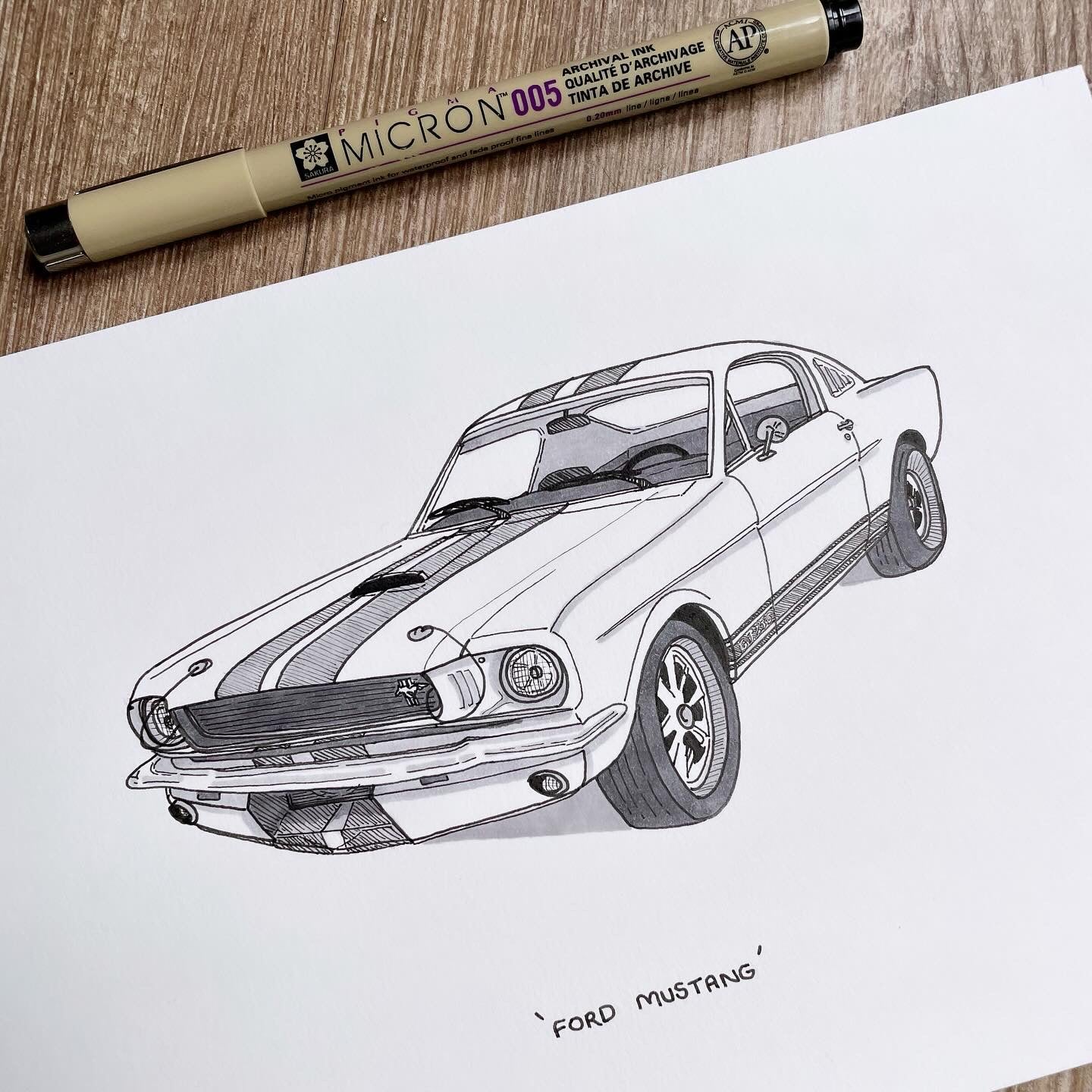 Ford Mustang - Original Artwork