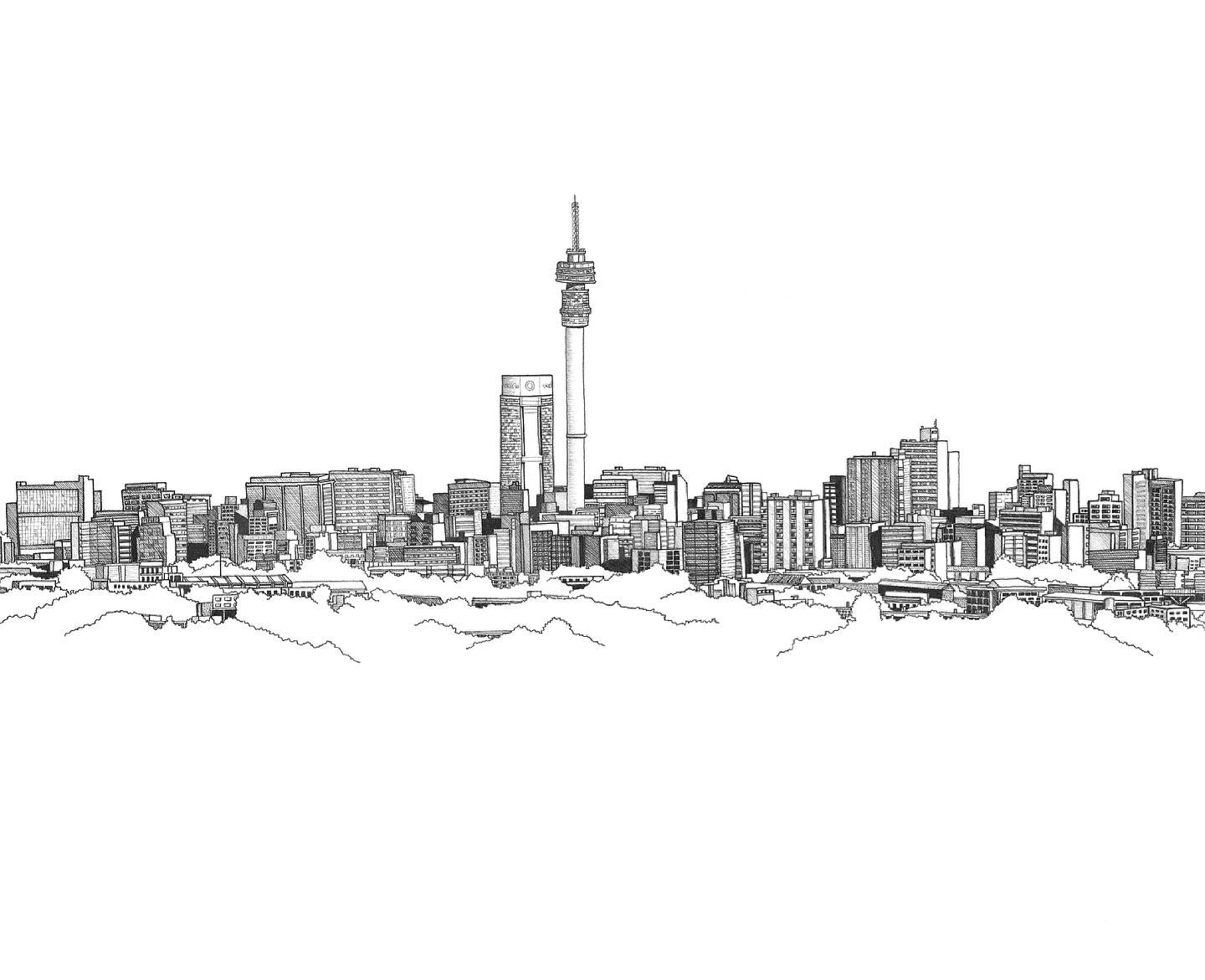 Johannesburg Skyline - Limited Edition