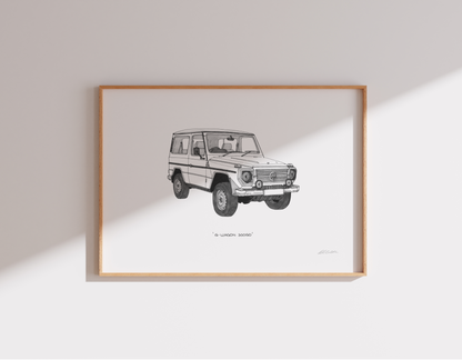 G-Wagon 300GD - Original Artwork