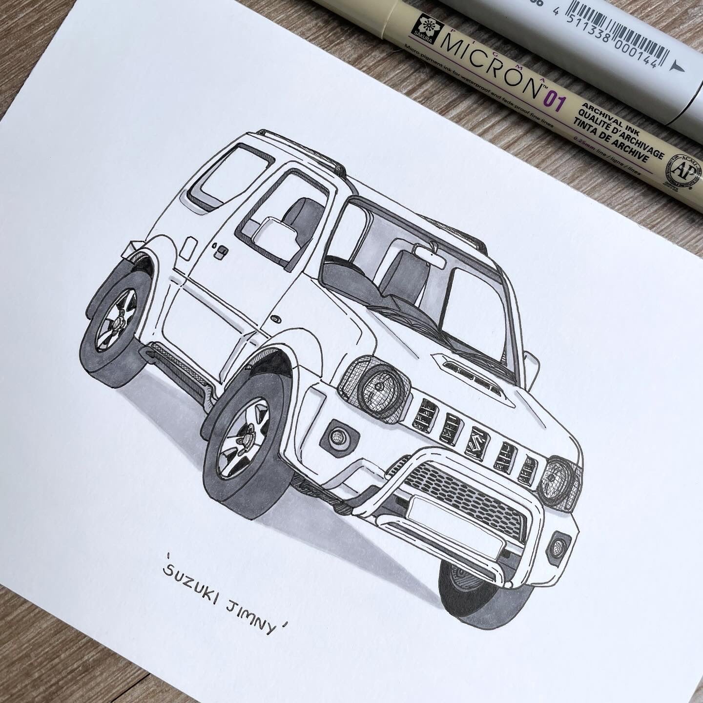 Suzuki Jimny Third Generation - Original Artwork