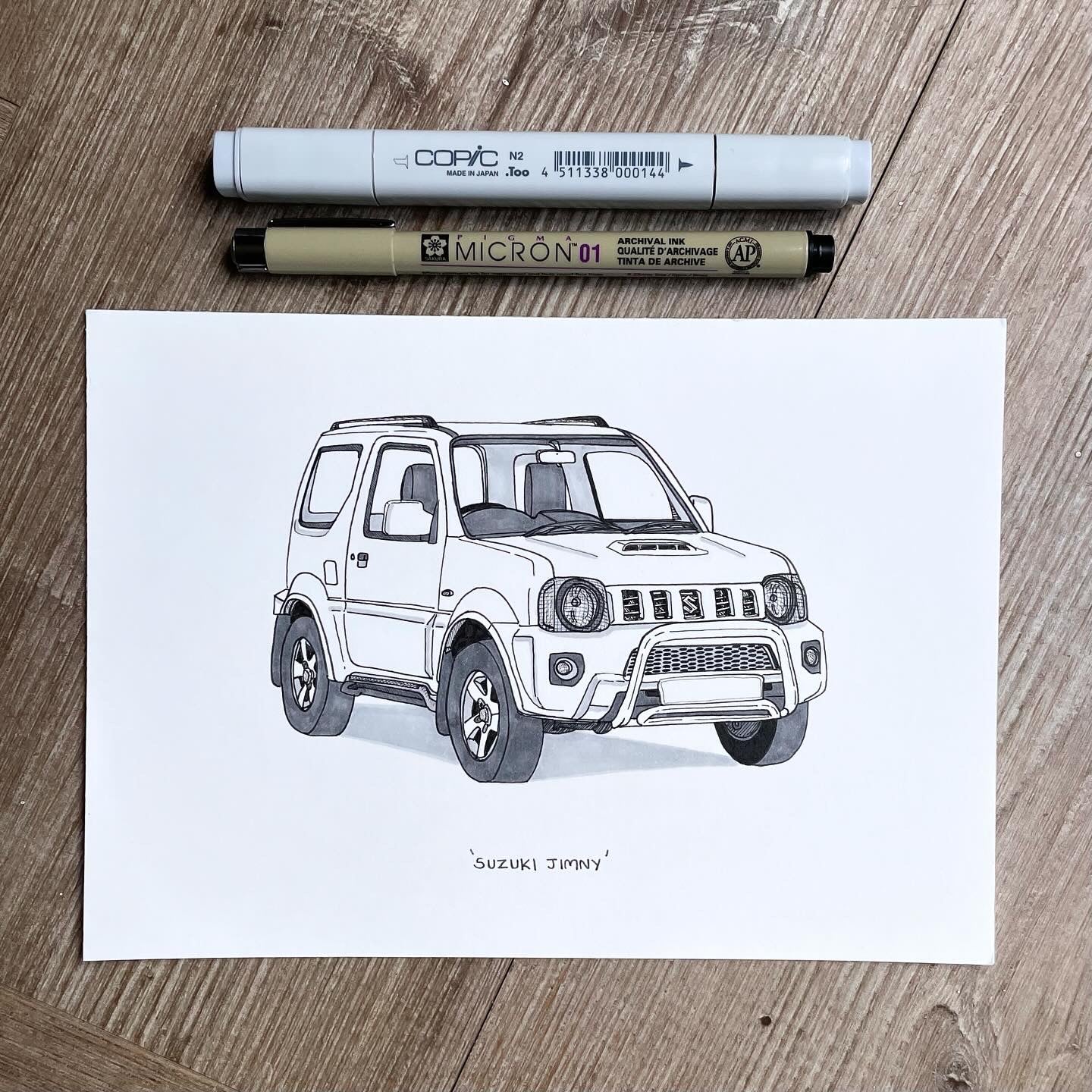 Suzuki Jimny Third Generation - Original Artwork