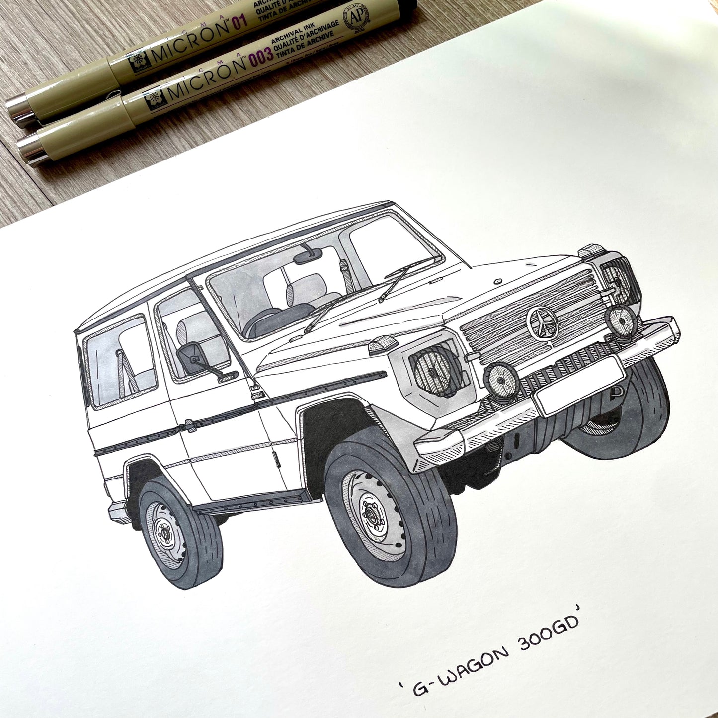 G-Wagon 300GD - Original Artwork