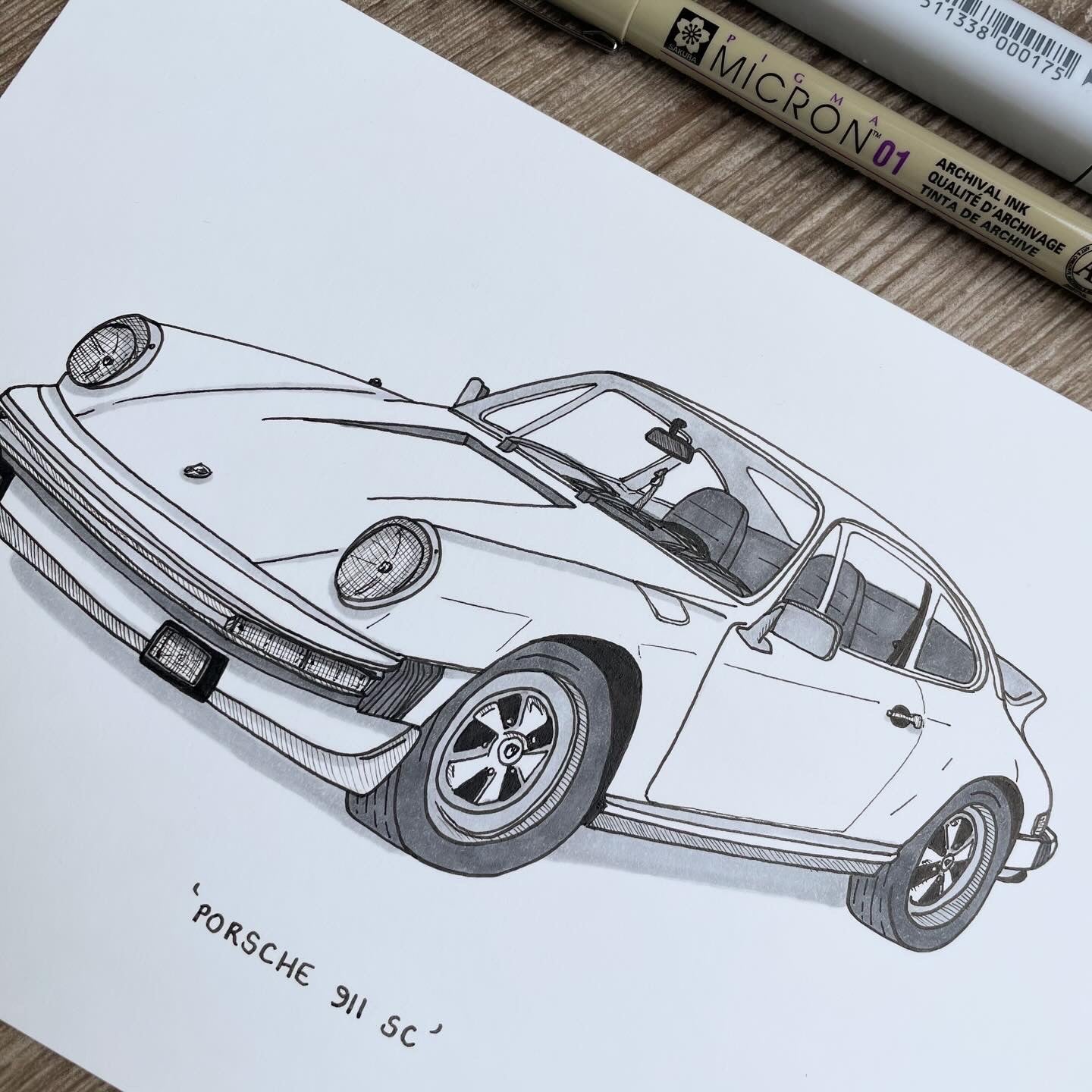 Porsche 911 SC - Original Artwork