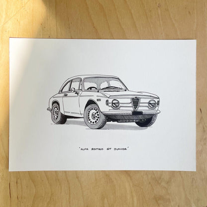 Alpha Romeo GT Junior - Original Artwork