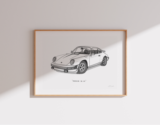 Porsche 911 SC - Original Artwork