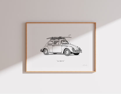 Volkswagen Beetle - Original Artwork